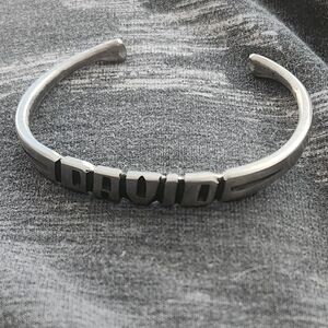 Mens Silver Cuff Bracelet